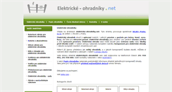Desktop Screenshot of elektricke-ohradniky.net
